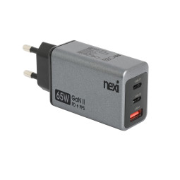 넥시 65W 3포트 USB PD C타입 PPS 초고속 충전기 NX1282