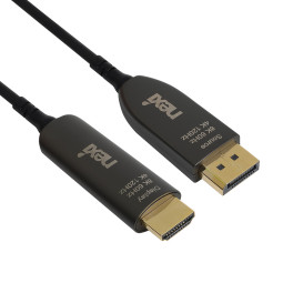 넥시 DP to HDMI 2.1 AOC 하이브리드광 케이블 30M NX1363