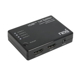 넥시 4K 1:4 HDMI 분배기 NX-4K0104SP-60L