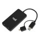 넥시 USB 3.1 C타입 A타입 듀얼 HDMI 컨버터 NX1316