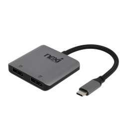 넥시 4 in 1 USB C타입 DP 멀티 도킹스테이션 NX1338