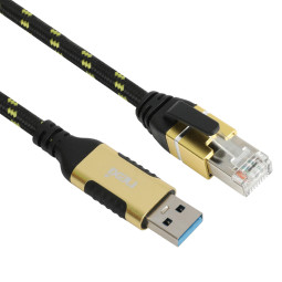 NX1388 USB A(M) to RJ45(M) 기가 랜케이블 2M(NX-UA-RJ45-020M)