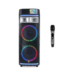 버스킹 이동식 앰프 300W 스피커 충전식 본체 + UHF 핸드 마이크 1개 CR500NSA