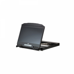 1U Ultra 숏 뎁스 듀얼 레일 와이드스크린 FHD LCD 콘솔 (USB / HDMI / DVI / VGA) CL3800NW