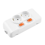 D-HSEC-2 개별 접지 노출 2구 콘센트