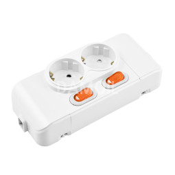 D-HSEC-2 개별 접지 노출 2구 콘센트