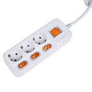 방수방진 노출3구 콘센트 AC250V 16A 노출형