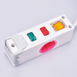 D-SIDE-C-22 옆으로 멀티탭 2구 개별 1.5m