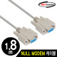NETmate NMC-SFF18 9핀 NULL MODEM 케이블 1.8m