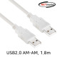 NETmate NMC-UA218 USB2.0 AM-AM 케이블 1.8m