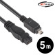 NETmate NMCB-94M50 IEEE1394B 9P Bilingual to 4P 케이블 5m