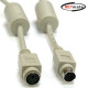 NETmate NMC-PS220F PS2 연장(M/F) Cable(노이즈 필터) 20m