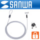 SANWA SL-43 노트북/데스크탑 와이어 잠금 장치(키 타입 자물쇠)