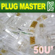 PLUG MASTER P8-007S UTP CAT.5E RJ-45 8P8C 플러그-고급형(100개)