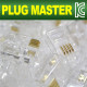 PLUG MASTER P4-001 4P4C RJ-10 플러그(100개)
