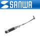 SANWA PDA-PEN18BK 모바일 스트랩형 정전식 터치펜(블랙)