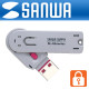 SANWA SL-46-R 스윙형 USB포트 연결 잠금장치(레드)