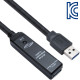 NETmate CBL-302-20M USB3.0 리피터 20m (전원 아답터 포함)