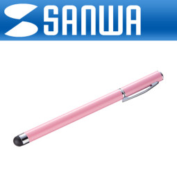 SANWA PDA-PEN26PK 모바일 볼펜겸용 정전식 터치펜(핑크)