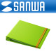 SANWA FCD-NU10G 파일형 슬림 CD/DVD 케이스(10매/그린)