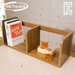 NETmate NMK-OBC02 라운드형 책꽂이 (600x200x200/엔틱)