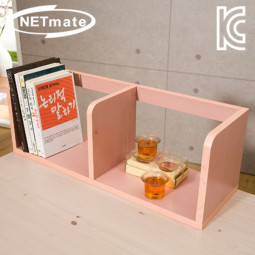 NETmate NMK-OBC05 라운드형 책꽂이 (600x200x200/핑크)