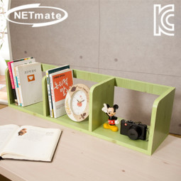 NETmate NMK-OBC06 라운드형 책꽂이 (800x200x200/그린)