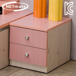 NETmate NMK-OD205 2단 서랍장 (핑크)