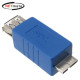 NETmate NM-U3G02 USB3.0 AF to MicroB 젠더(블루)