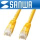 SANWA KB-T5T-03Y CAT.5E UTP 다이렉트 케이블(옐로우) 3m