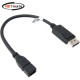 NETmate NM-DPG01 Mini DisplayPort to DisplayPort 케이블 젠더 0.25m
