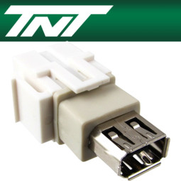 TNT NM-TNT32 IEEE1394A 6P F/F 스냅인 멀티미디어 모듈