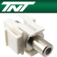 TNT NM-TNT38 RCA F/F 스냅인 멀티미디어 모듈(화이트)