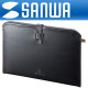 SANWA PDA-TABSL10BK 10.1형 태블릿PC 소프트 인조가죽 케이스(블랙)