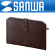 SANWA PDA-TABSL7BR 7형 태블릿PC 소프트 인조가죽 케이스(브라운)