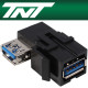 TNT NM-TNTG01 USB3.0 AF/AF 스냅인 멀티미디어 위쪽 꺾임 모듈