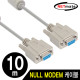 NETmate NMC-SFF100 9핀 NULL MODEM 케이블(필터) 10m