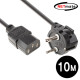 NETmate NMP-SPC100 220V 전용 3구 AC 파워 케이블 10m (블랙)