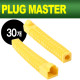 PLUG MASTER NM-SR013Y RJ-45 롱타입 통부트(6Ø/옐로우/30개)