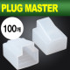 PLUG MASTER NM-SR011WH RJ-45 플러그 보호커버(화이트/100개)