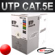 NETmate NMC-UTP04N CAT.5E UTP 케이블 305m (단선/레드)