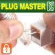 PLUG MASTER CAT.5E UTP 보안(Lock) 키스톤잭