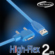 NETmate CBL-HFPD302MBS-2mRA USB3.0 High-Flex AM-MicroB(오른쪽 꺾임) 케이블 2m
