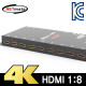 NETmate HS-1418IW 4K 지원 HDMI 1:8 분배기