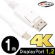 NETmate NMC-MDP01C Mini DisplayPort to DisplayPort 1.2 케이블 New 1m