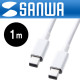SANWA KC-DPMM1W Mini DisplayPort 1.2 케이블 1m