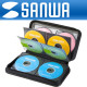 SANWA FCD-WL96BK 세미하드 CD/DVD 케이스 New (96매/블랙)