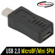 NETmate NM-UGM08 USB2.0 마이크로 5핀/미니 5핀 젠더