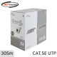 NETmate NMC-UTP15T CAT.5E UTP 케이블 305m (단선/그레이)