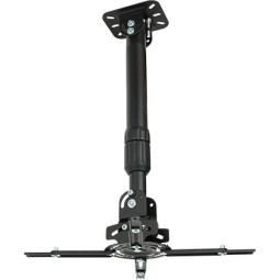 NETmate NMA-VM16LB 멀티 프로젝터 천장/벽면 고정형 봉 거치대(Ø73~395mm 장착 홀/13.6kg)